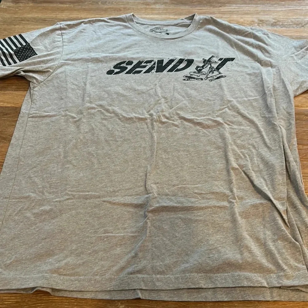 Grunt Style Graphic Tee Send It Rocket Launcher L